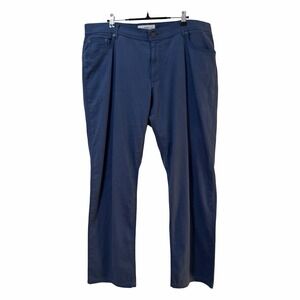 Brax Cooper Fancy Trouser Dress Pants Mens 40 x 32 Blue Stretch Career Business